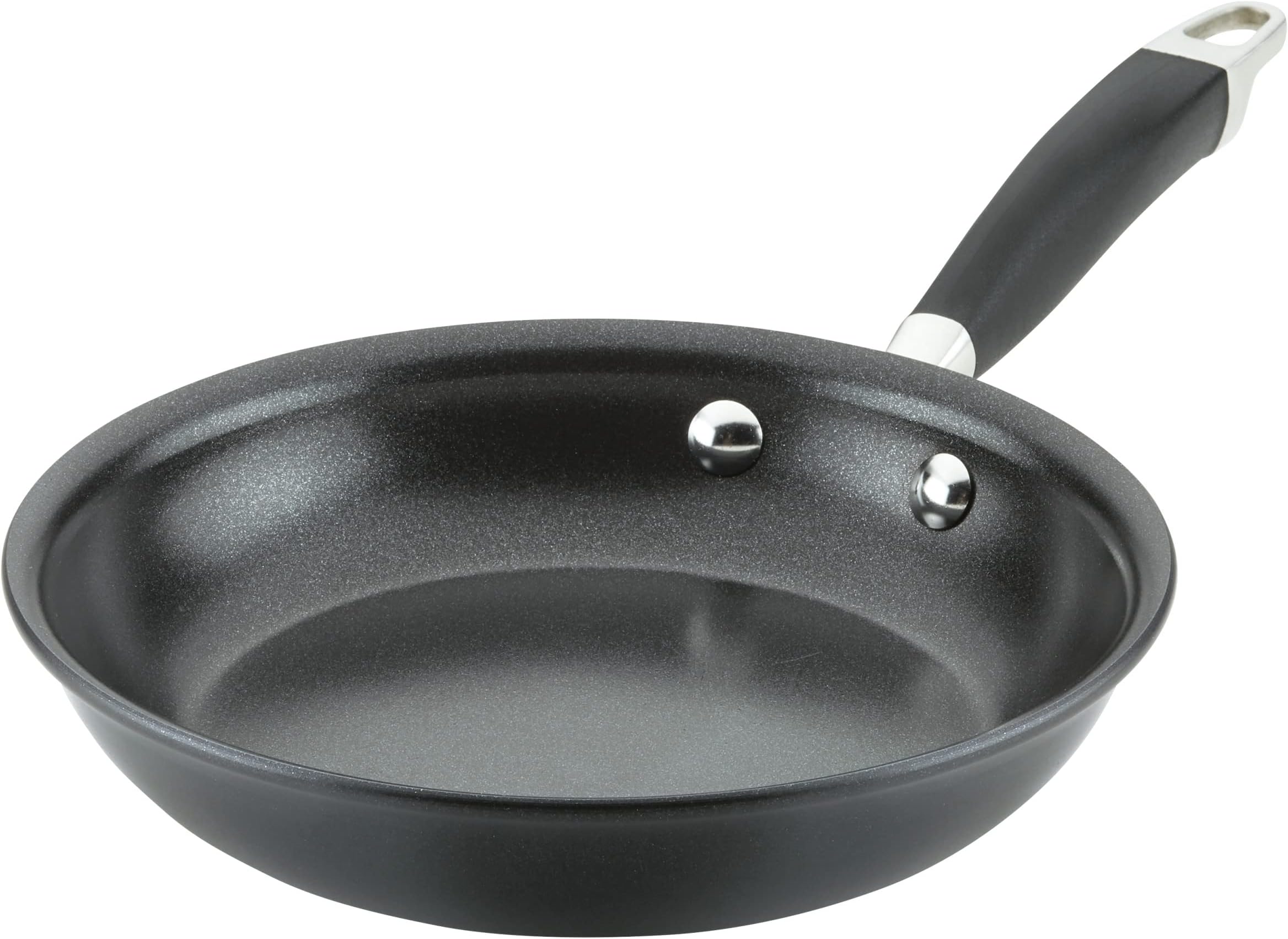 Advanced Home Hard Anodized Nonstick Frying Pan, 8.5 Inch – Small Non Stick Egg Pan, Durable Nonstick Skillet - Onyx