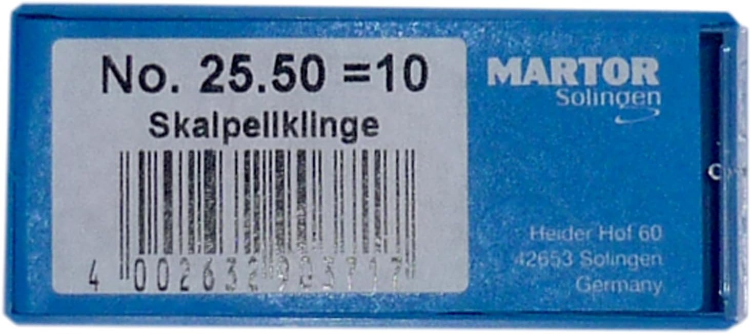 Schmedt Spare Pointed Blades No. 25 (10 Blades)