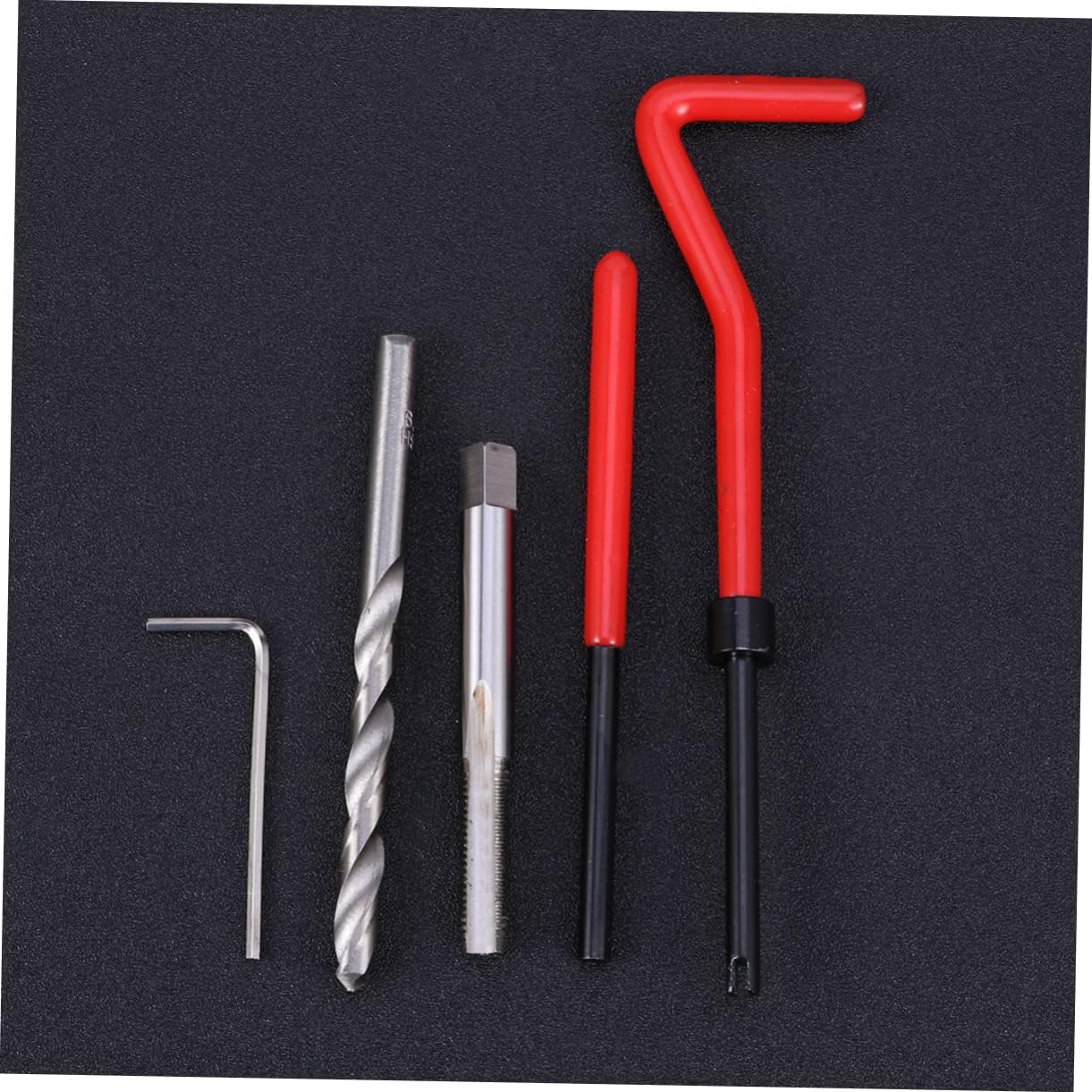 ibasenice 30pcs Select Thread Repair Kit Helicoil Insert Tool Drill Bits for Cars