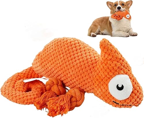 Miniatura 7 de Bzonsmart Juguetes para perros, juguete de peluche chirriante para cachorros pequeños y medianos, lindos juguetes de peluche suaves para la limpieza