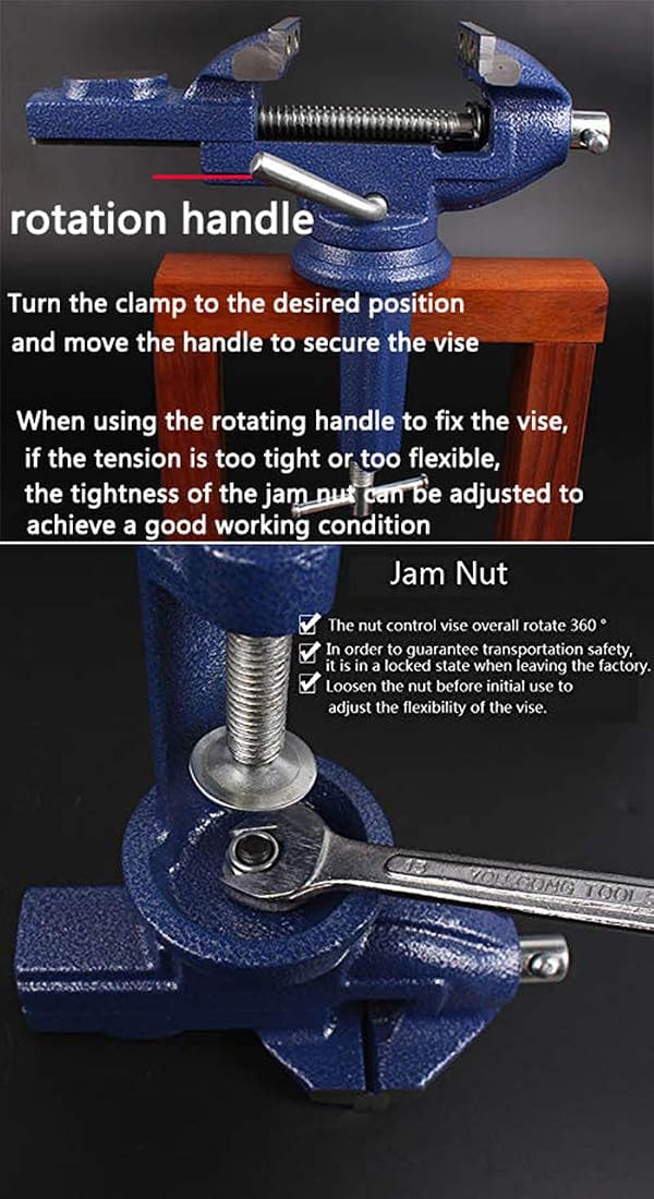 MYTEC Home Vise Clamp-On Vise，2.5" by MYTEC - Image 5