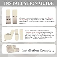 Vista 295 de Fundas 100% impermeables para sofá reclinable seccional, fundas para sofá reclinable en forma de L, funda para sofá seccional de esquina