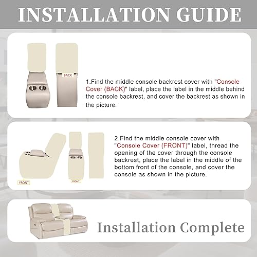 Miniatura 295 de Fundas 100% impermeables para sofá reclinable seccional, fundas para sofá reclinable en forma de L, funda para sofá seccional de esquina en forma de