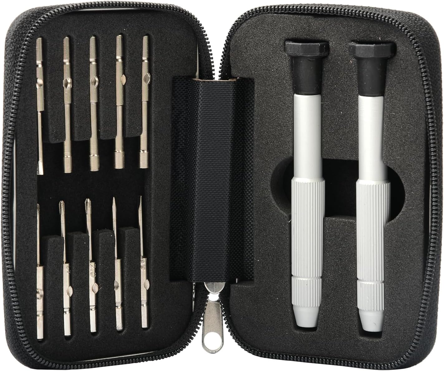 Screwdrivers Kit Repair Tool for Eyeglass/Glasses/Watch/Cellphone/Clock 12-Pieces Eyeglass Repair Tools Kit Precision Mini Screwdriver Set (Travel Pocket) image 5