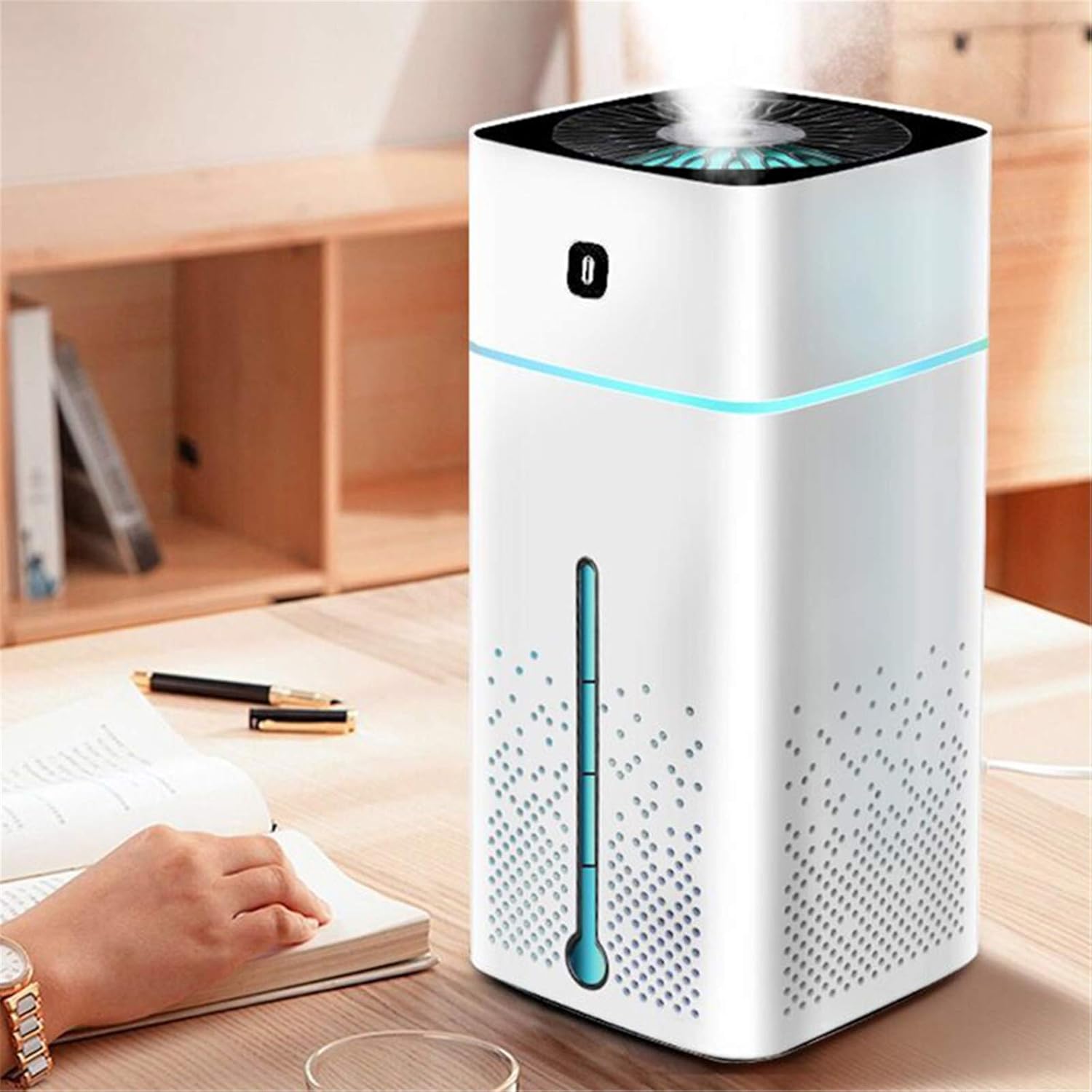 Humidifiers 1L Cool Mist Humidifiers Portable Small Humidifier Adjustable Output Lasts to 9 Hours Whisper-Quiet Auto Off for Home Office