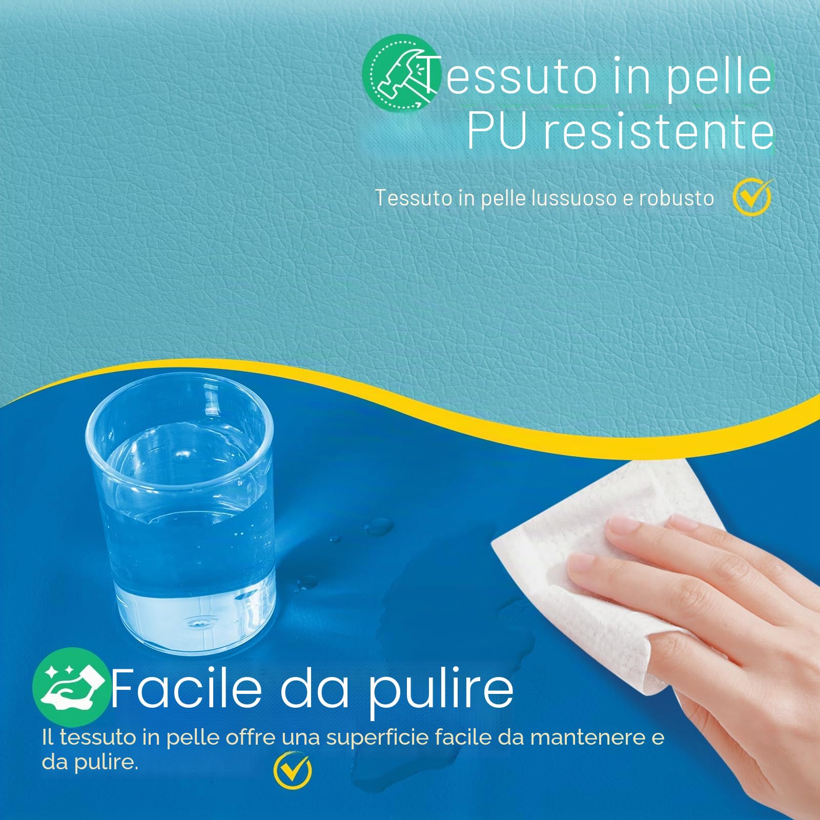 Wilwolfer Blocchi per Bambini in Schiuma Set: 5 Pezzi Pelle PU Set da Gioco Blocchi Morbidi per Bambini - Percorso a Ostacoli per Infanzia per Soggiorno Cameretta e Asilo Nido(Moderno)