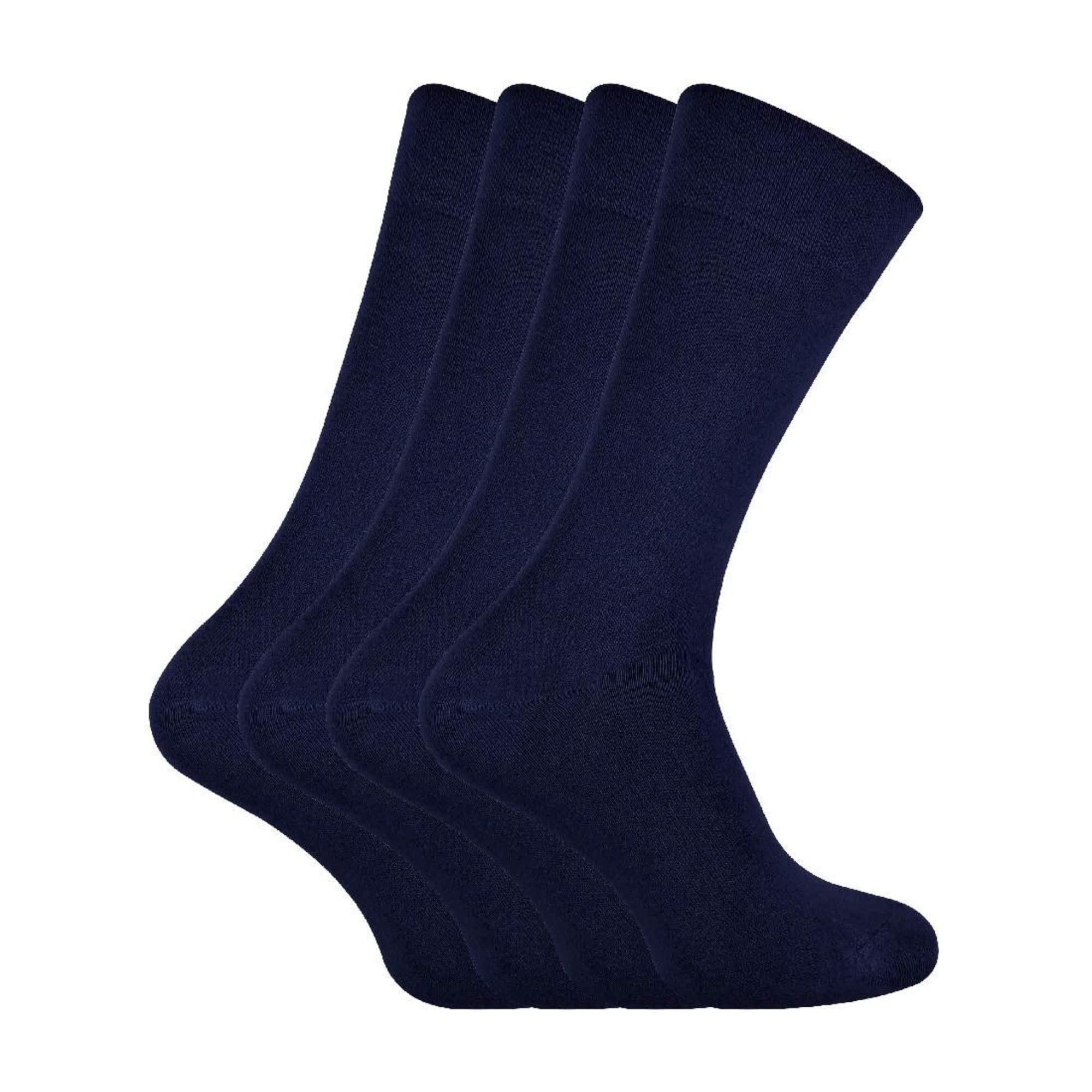 4 Pairs Ladies Bamboo Dress Socks | Sock Snob | Super Soft Breathable 4-7 Socks for Women