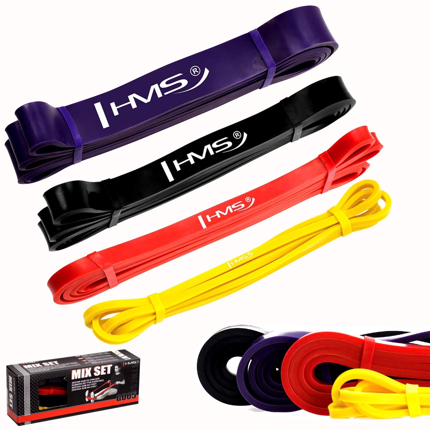 HMS 5907695519426 Bandes spéciales en Caoutchouc pour Mixte, Multicolore, Taille Unique