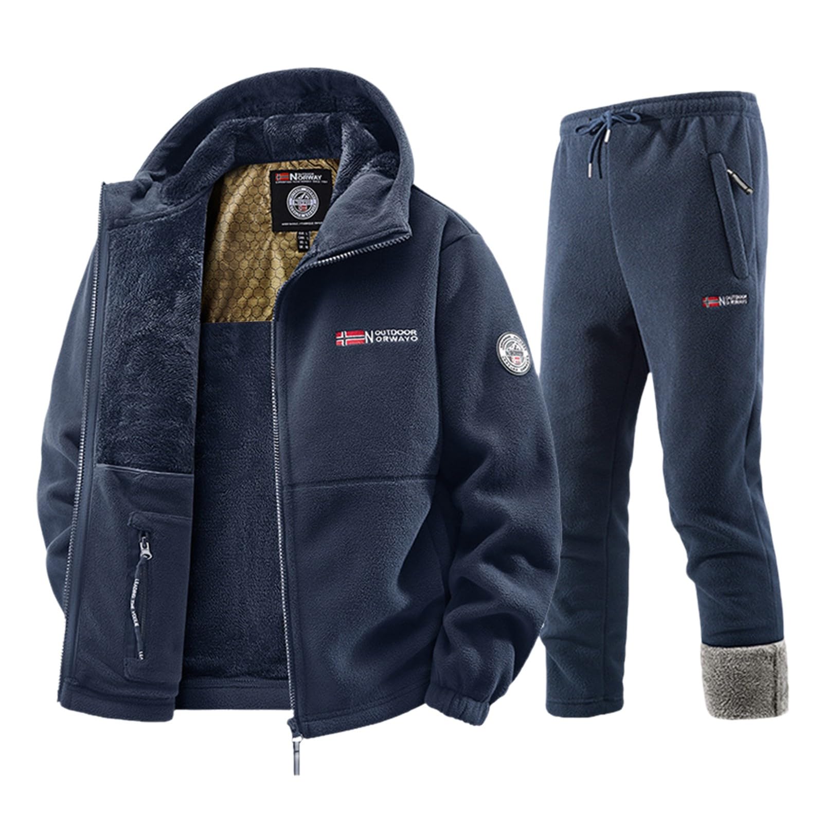 Sportanzug Herren Jogging Männer Suit Oversize Jogginganzüge Fitness Kostüm