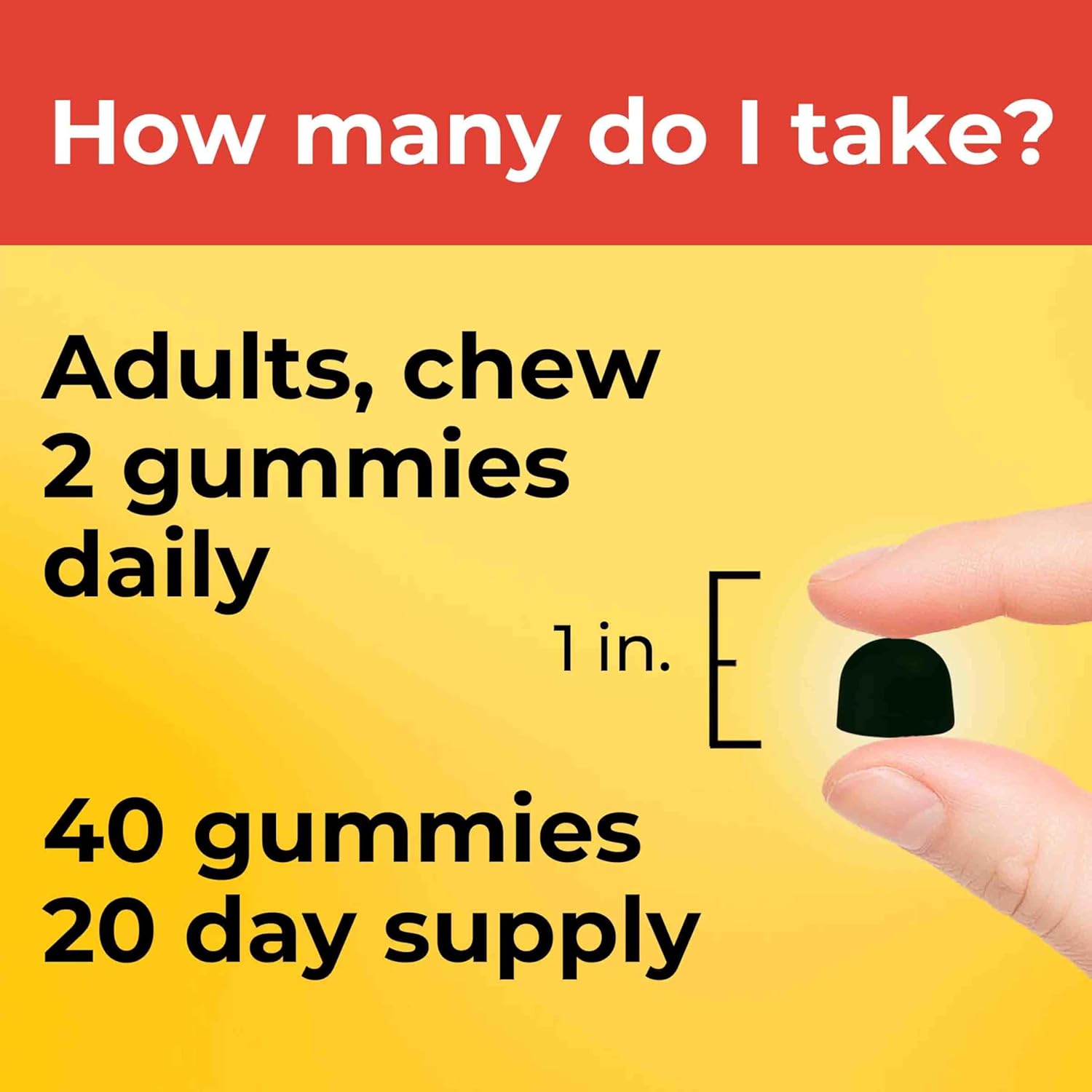 Nature Made Choline Supplements, Vegan Gummies, Choline Supplement, Supports Liver Health, Nervous System Function, and Brain Health, 40 Count, 20 Day Supply - Image 4