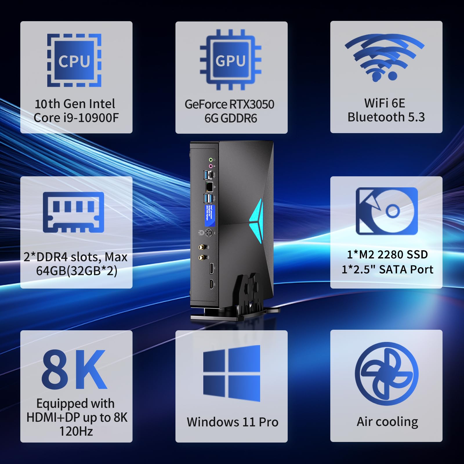 Amazon.com: msecore Mini PC i9, 32G RAM 1T SSD with Core i9-10900F
