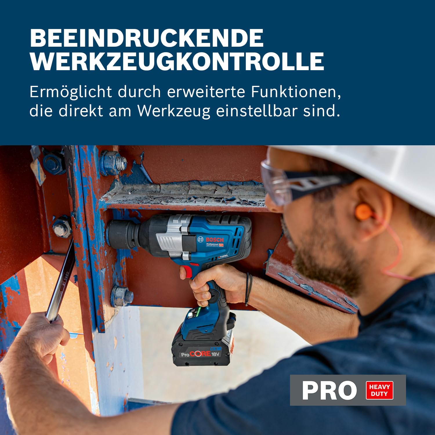 Bosch PRO 18V System HEAVY DUTY Schlagschrauber GDS18V-1600H
