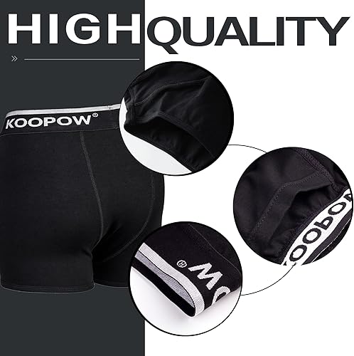Miniatura 2 de KOOPOW Paquete de 2 calzoncillos de compresión para niños con copa atlética protectora suave ropa interior peewee juvenil para béisbol fútbol
