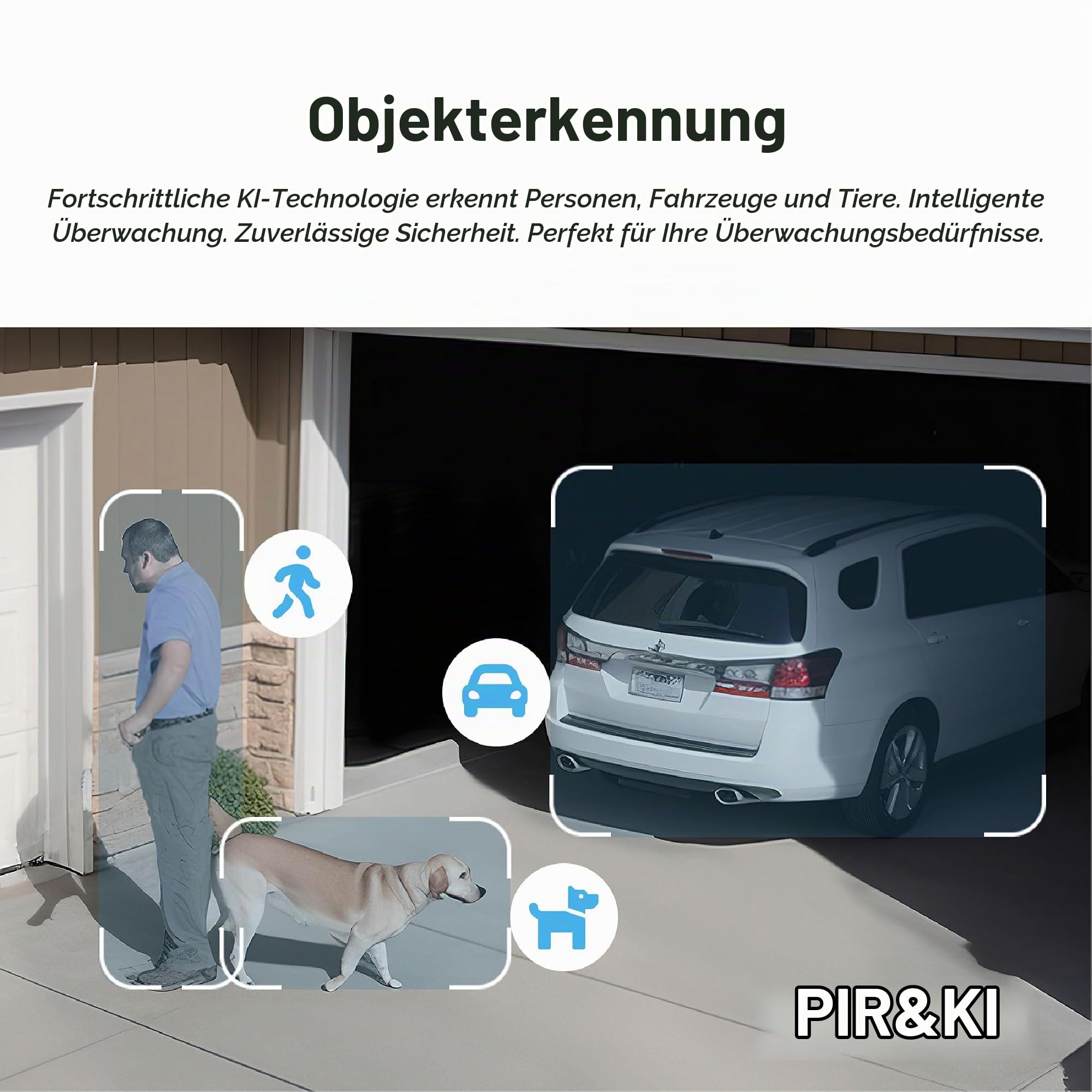 INSTAR IN-9820 4K Überwachungskamera Außen weiß, WLAN/LAN/PoE, PTZ 5X Zoom, HomeKit Kamera, intelligente Personenerkennung, Nachtsicht, 2-Wege-Audio, PIR, WPA3, NDAA/TAA