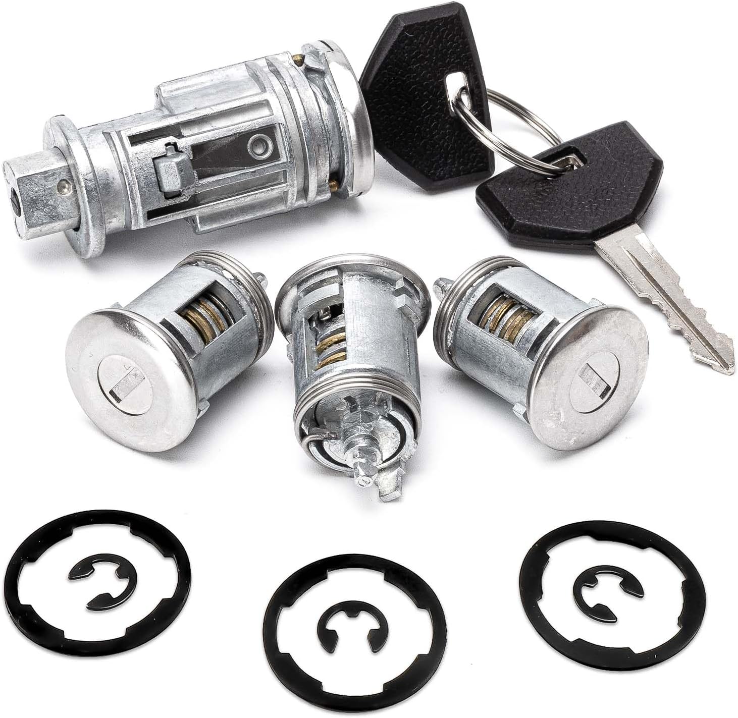 Ignition Lock Cylinder with Door Lock & Keys Fit for Jeep Wrangler TJ Cherokee XJ 1998-2001 Replaces# 5003843AB, 4746311, 703719, 68001713AA