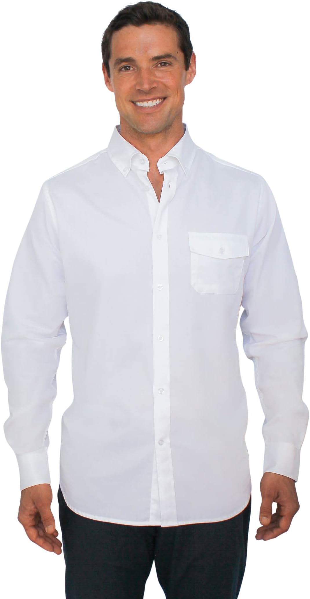 Best Shirt Ever - Stainproof, Waterproof, Sweat-Wicking Men's Button Down Long Sleeve