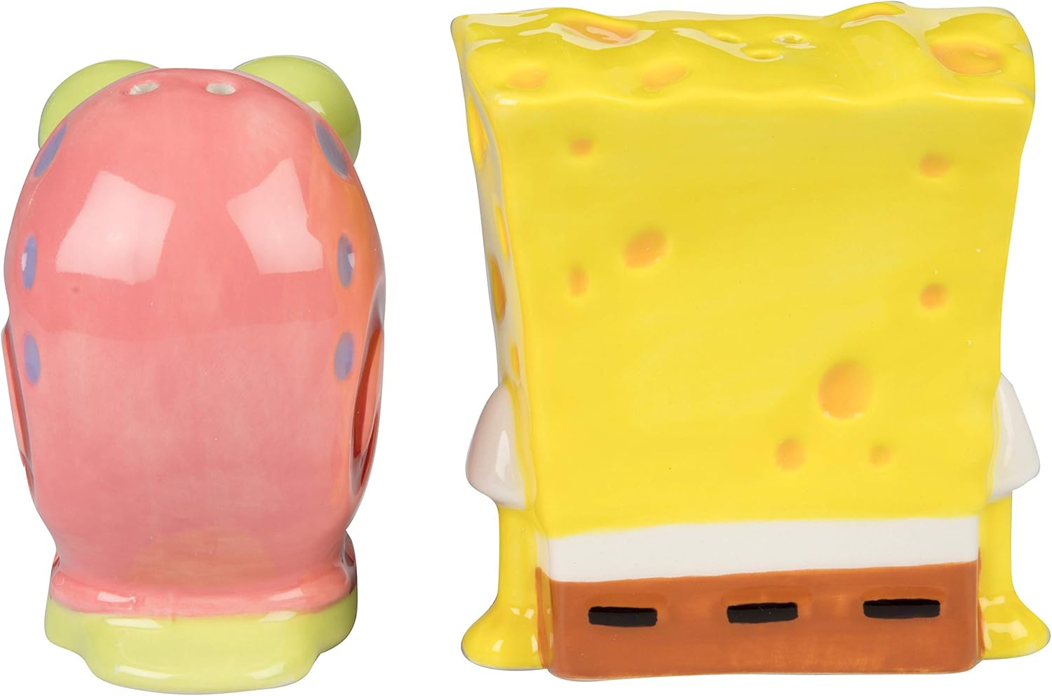 SpongeBob SquarePants Salt & Pepper Shaker Set - SpongeBob and Gary Figure Designs - Ceramic