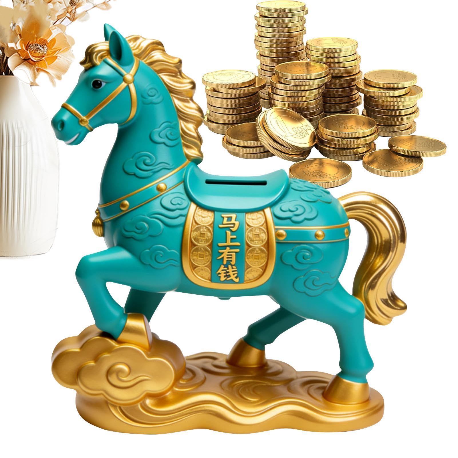 Nouvel An Chinois 2026 : tirelire cheval traditionnelle pour chambre et bureau