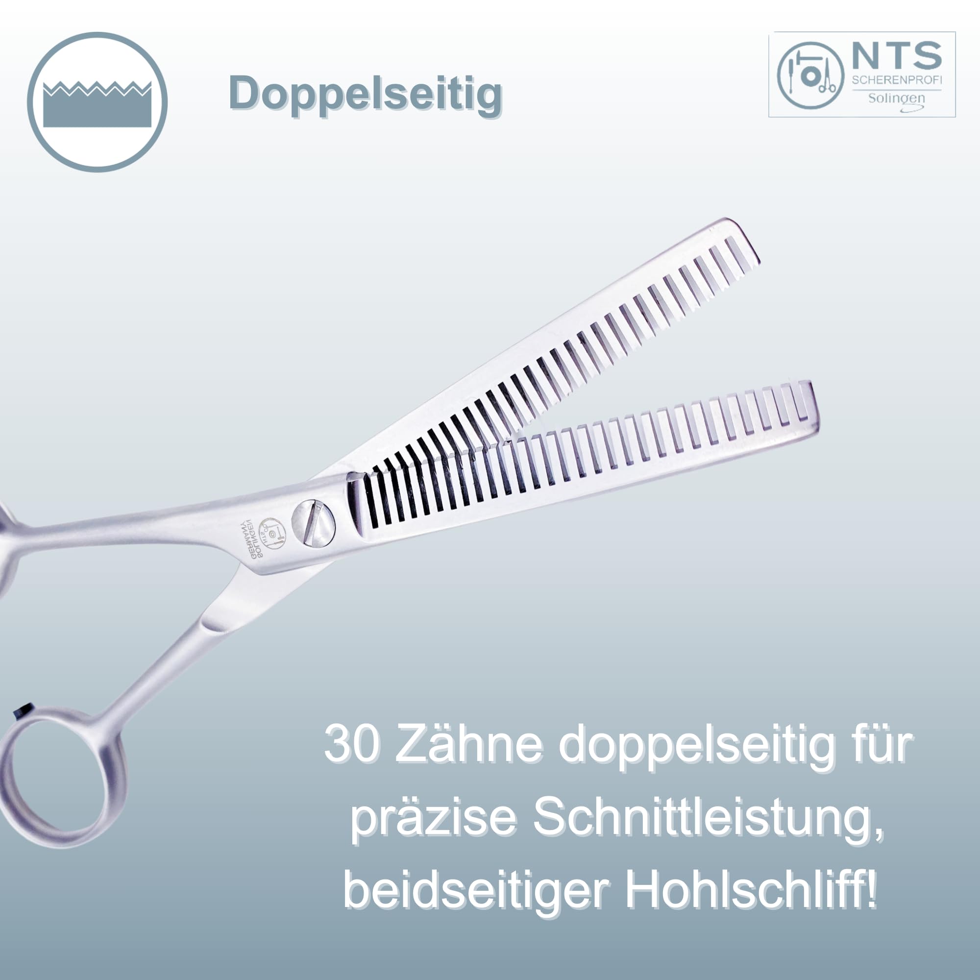 NTS-Solingen Dog Scissors / Grooming Scissors, Dog Pet Line Rust-Free - Image 3
