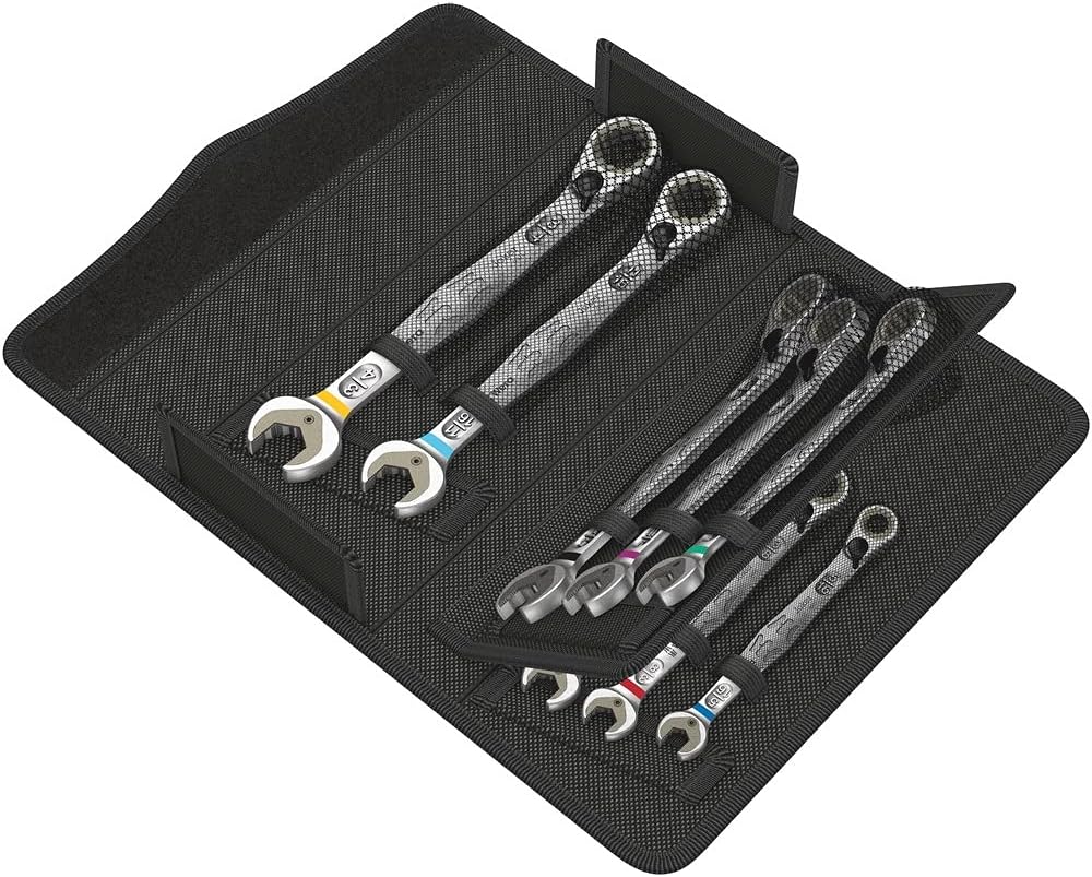 05020093001 6001 Joker Switch 8 Imperial Set 1 Set of ratcheting Combination Wrenches, Imperial, 8 Pieces