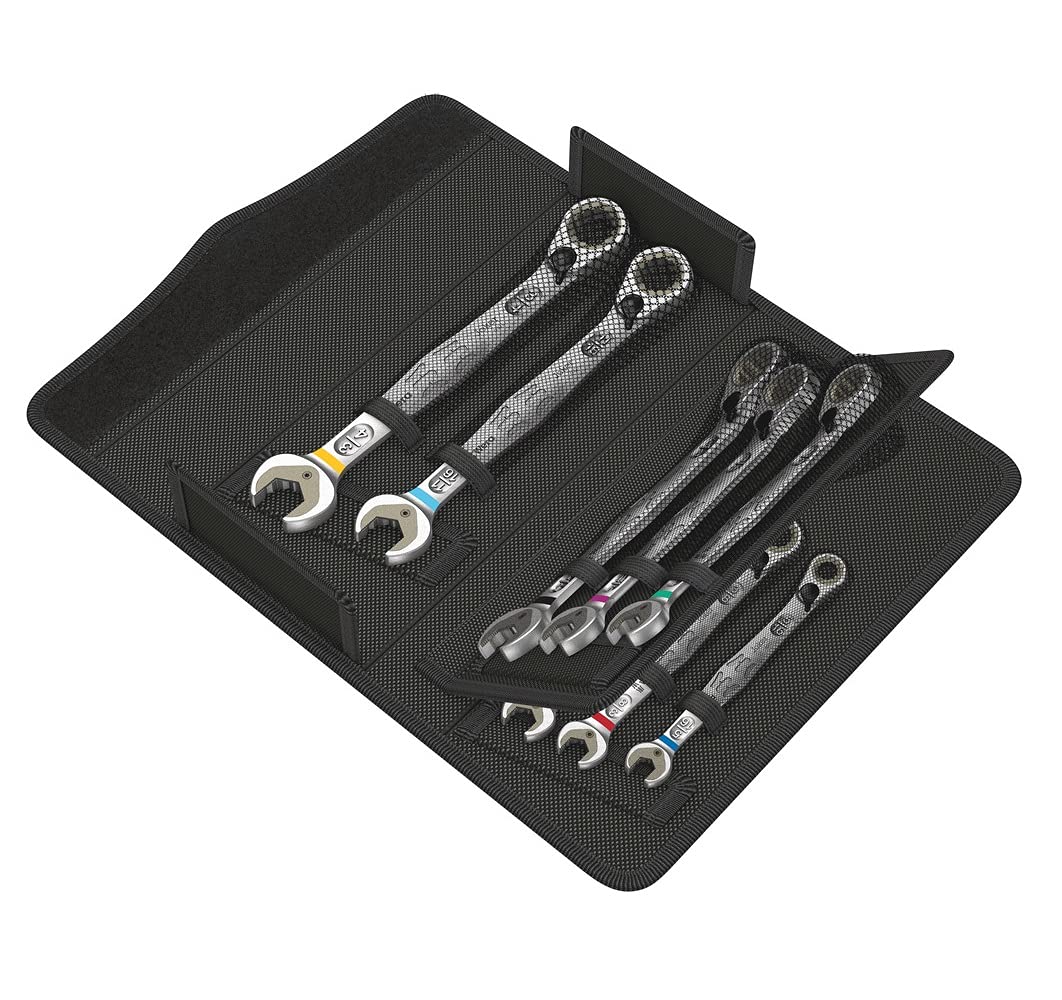 Wera 8 Piece Joker 6001 Combination Ratchet Spanner Set Imperial