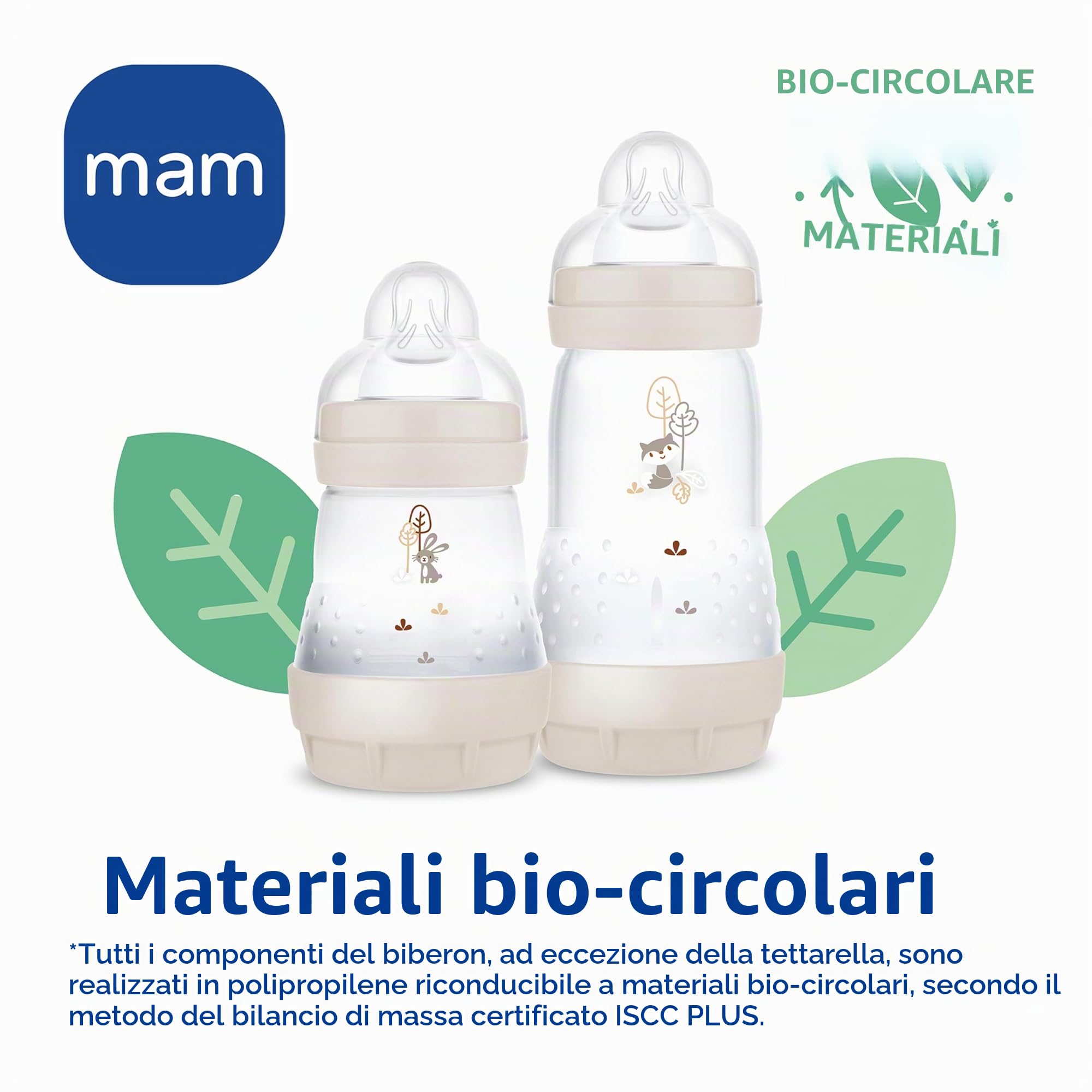 MAM Easy Start, set di biberon anti-colic, XXL, con ciuccio, bottiglie, tettarelle e altro ancora, set regalo per bambini, dalla nascita, beige