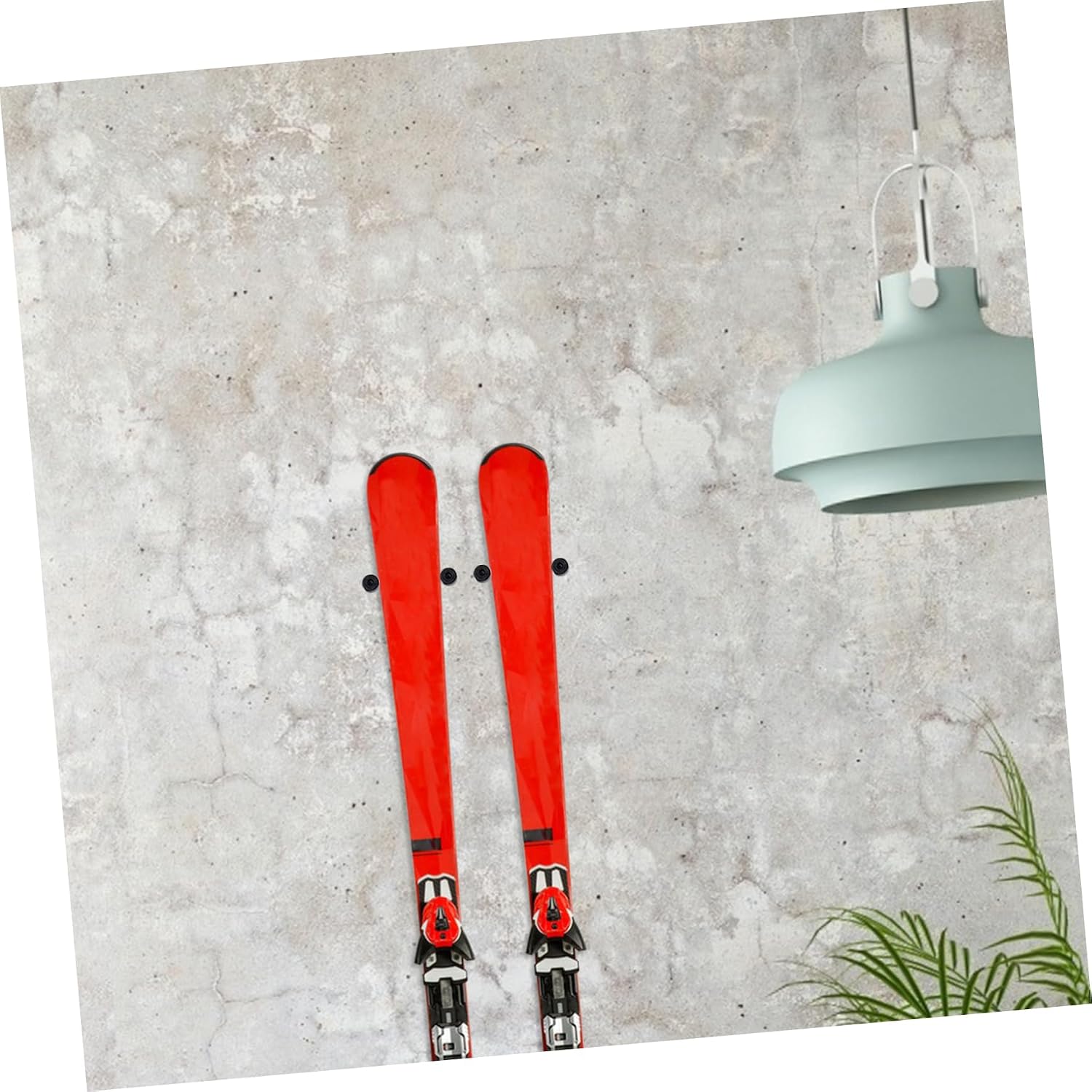 POPETPOP Ski Wall Mount Ski Holder Wall Ski Rack Snowboard Wall Mount Clip Snowboard Display Mount Snowboard Wall