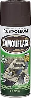 Rust-Oleum 1918830 Specialty Camouflage Spray Paint, 12 Ounce (Pack of 1), Earth Brown
