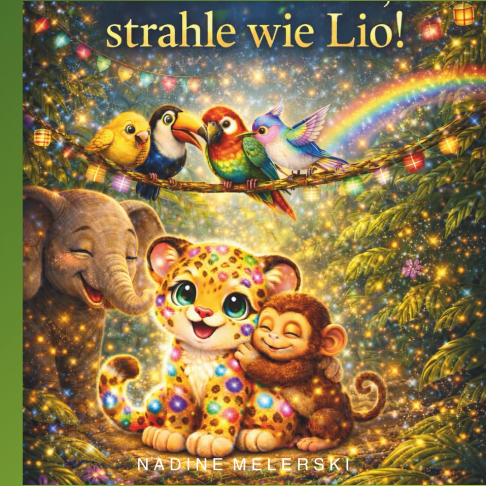 Lio der Glitzer Leopard Sei du selbst und strahle