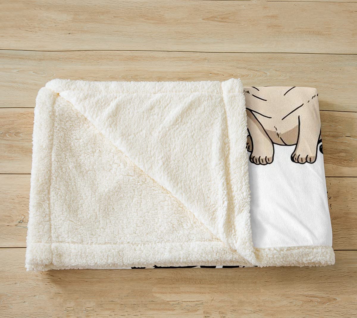 Linda Manta de Sherpa para Perro, con Dibujos Animados, para Pareja, Manta Divertida para Mascotas, Cachorros, Cachorros, para niños, Amantes de Perros, Kawaii, Manta difusa, para sofá Cama, tamaño K