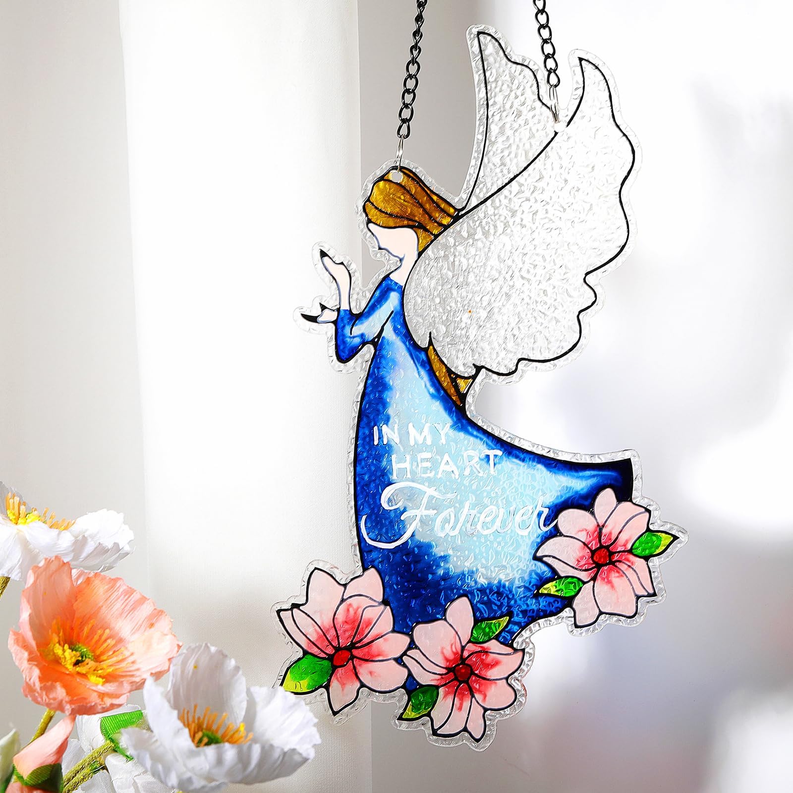 LEGIFOMosaic Animals Stained Glass Panels (Angel)