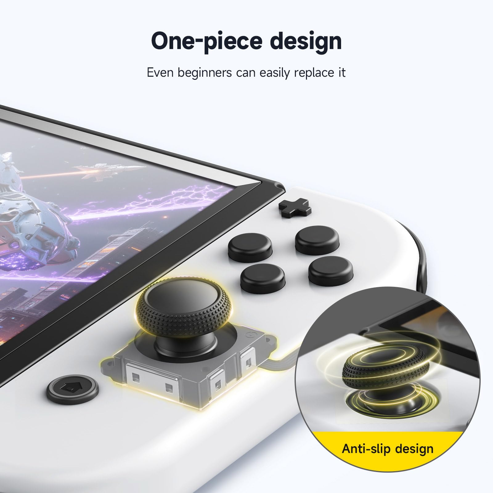 Amazon.com: JINGDU Switch Joycon Joystick Replacement Kit, Hall
