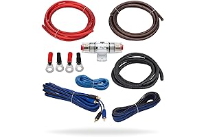 InstallGear Dual 8 Gauge Amp Wiring Kit: True Performance Amp Kit