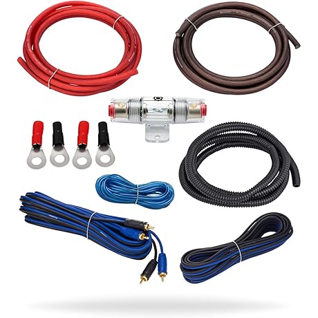 InstallGear Dual 8 Gauge Amp Wiring Kit: True Performance Amp Kit