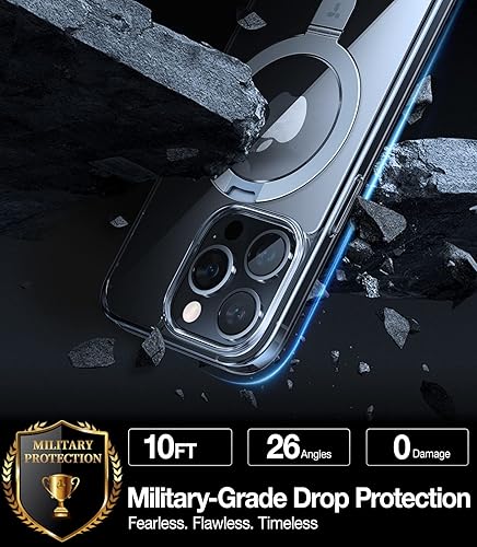 Miniatura 5 de TORRAS Funda magnética UPRO Ostand para iPhone 13 Pro Max de 6.7 pulgadas apta para MagSafe Soporte ajustable Nunca amarilla Protección de grado MIL