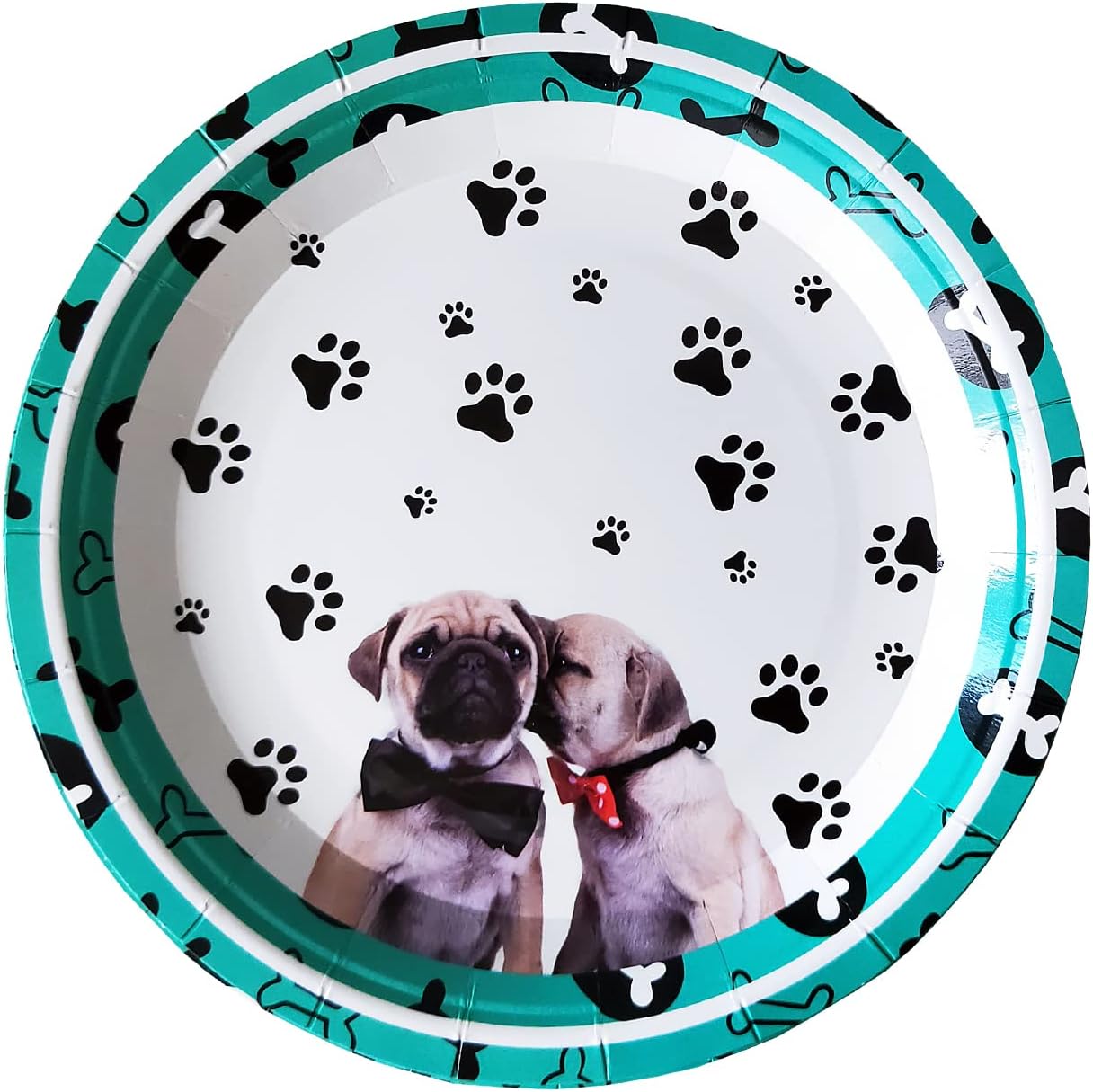 20 Count Dog Disposable Plates Dog Party Supplies Dog Theme