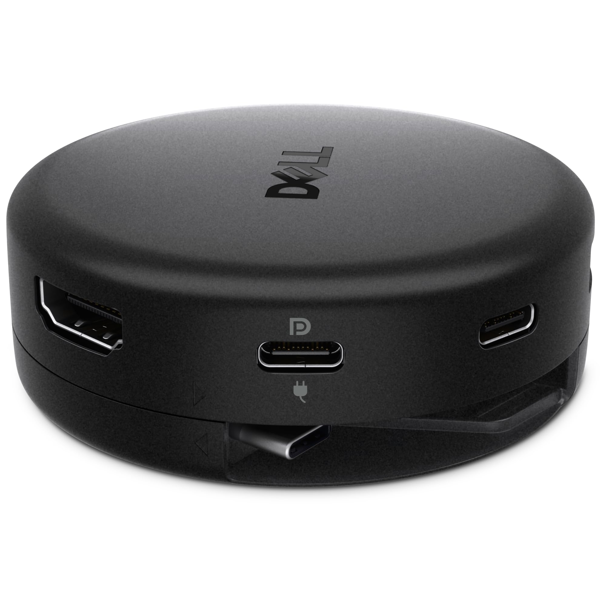 Dell DA326, Kabelgebunden, USB 3.2 Gen 1 (3.1 Gen 1) Type-C, 100 W, 2500 Mbit/s, Schwarz, 1,25 Gbit/s