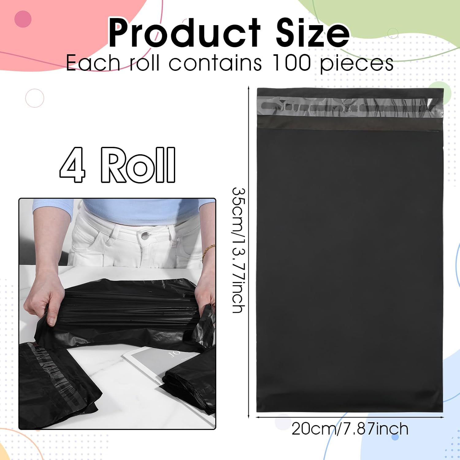 300 Pcs Ostomy Pouch Disposable Bag 7.87 x 13.77 Inches Ostomy Pouch Disposal Bags Prevent Odours Leakage Colostomy Supplies Anti Peeping Disposal Sacks for Colostomy Waste Bags