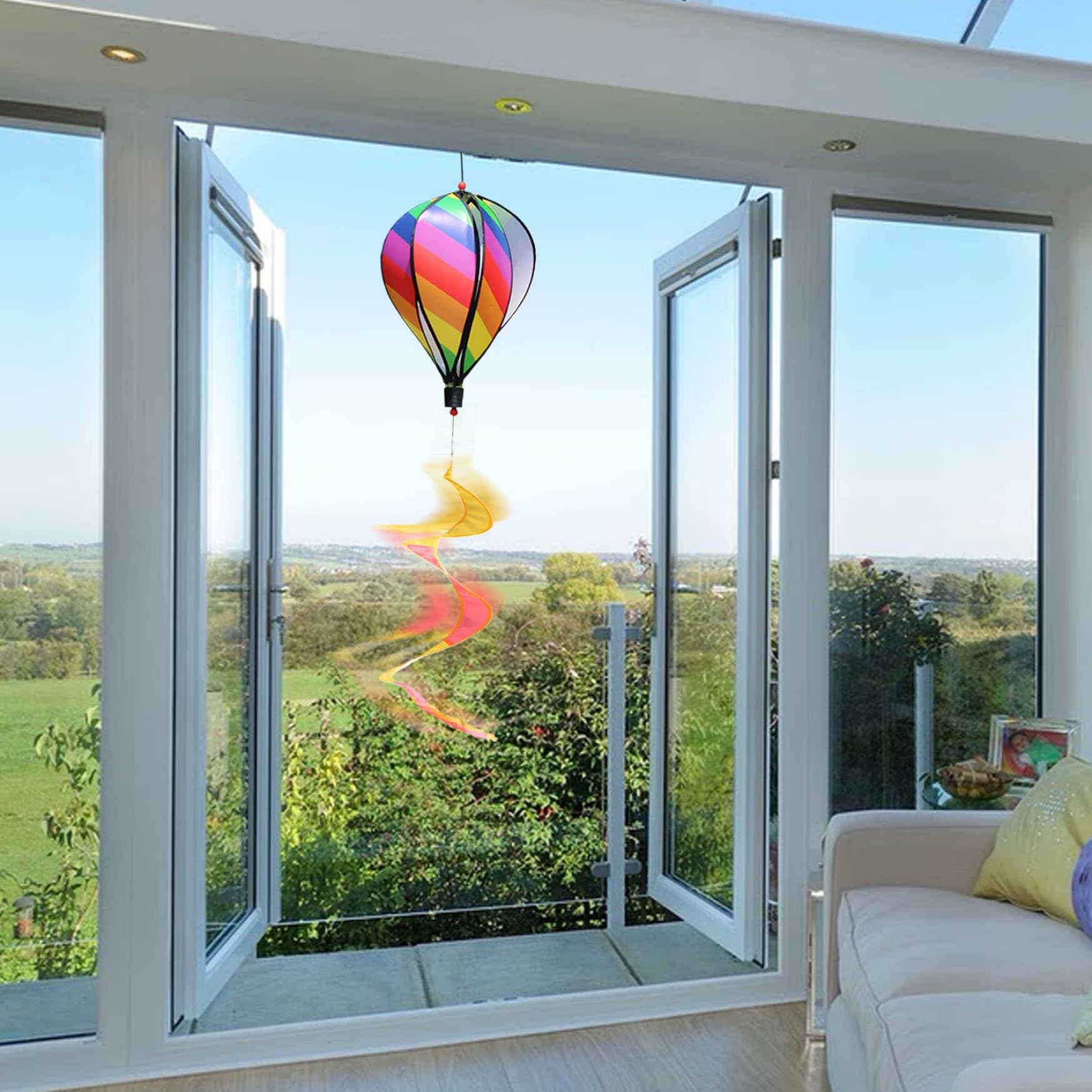 DÉCORATION DE MONTGOLFIÈRE EN ROTIN - Badaboum Et Cacahuète