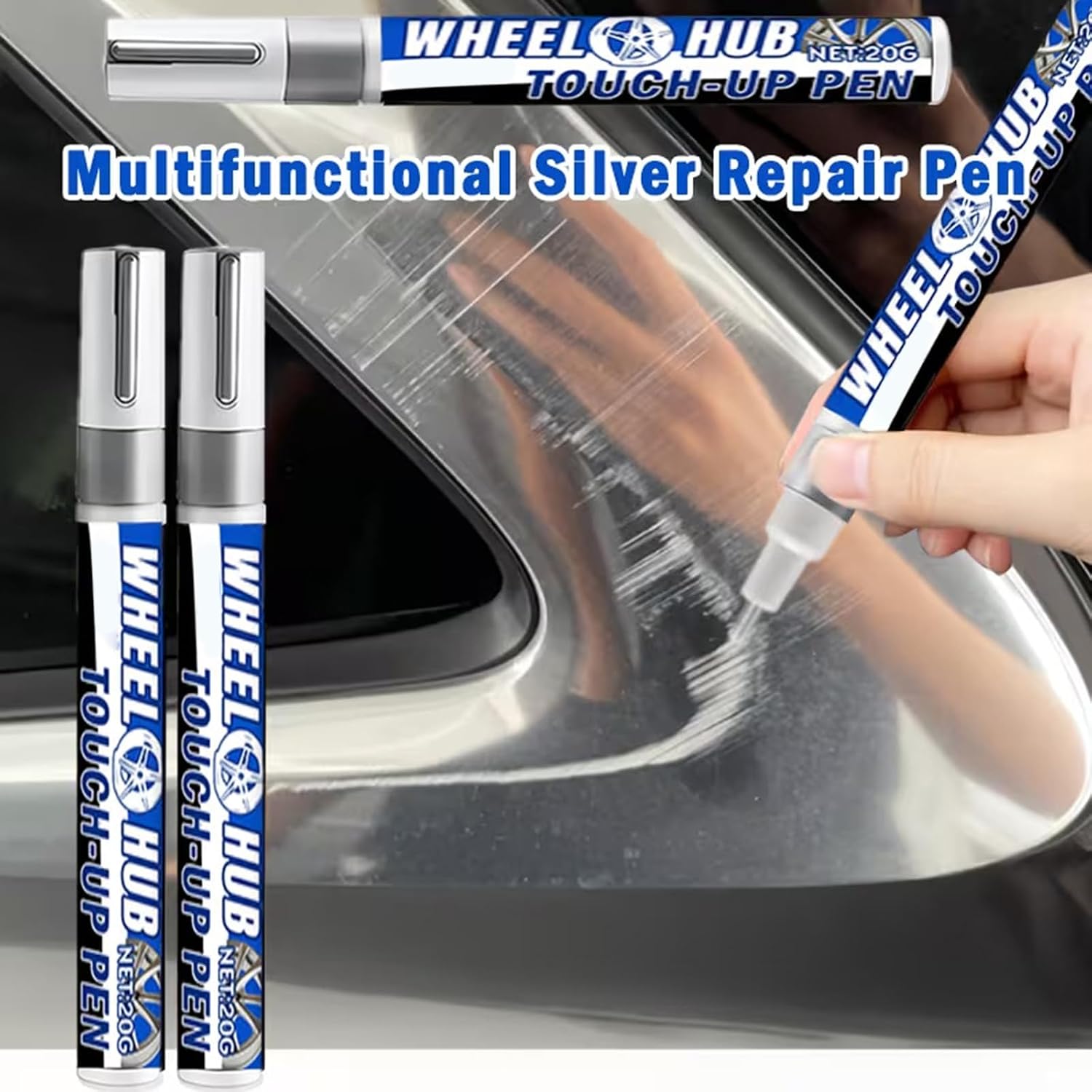 Automotive Scratch Repair Pen, 20g Wheel Hub Tool for Vehicle Maintenance and Cosmetic Fix Quick Scratch Fix