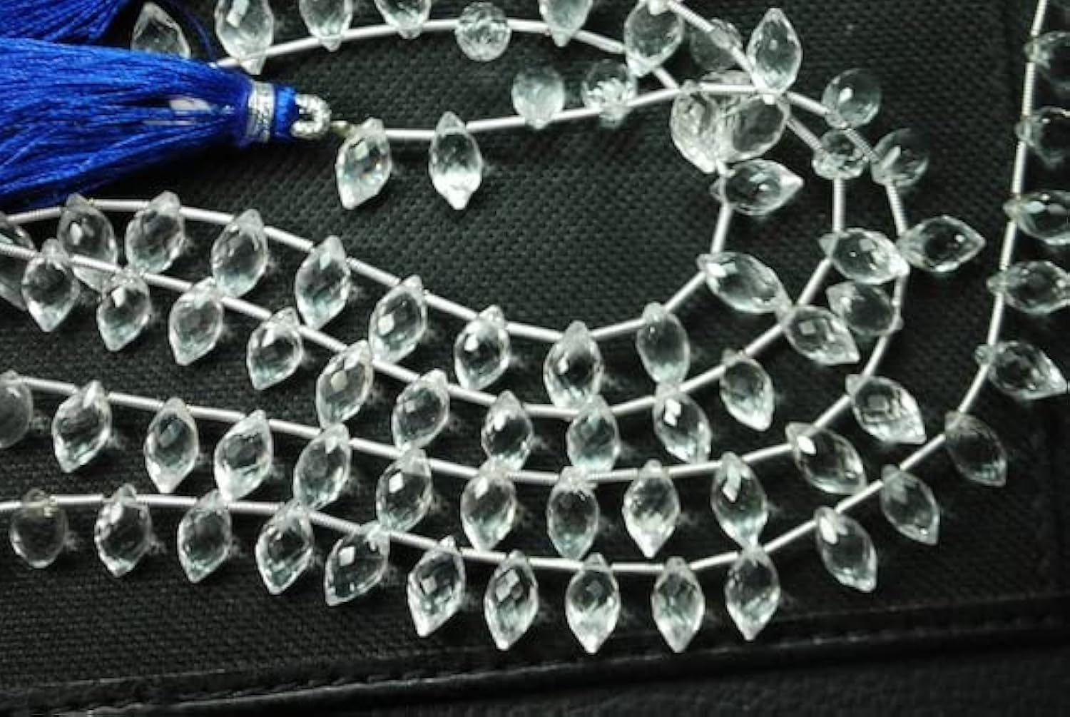 Gouttes cristal de roche 9-10mm sans inclusions pour réparer et sublimer colliers