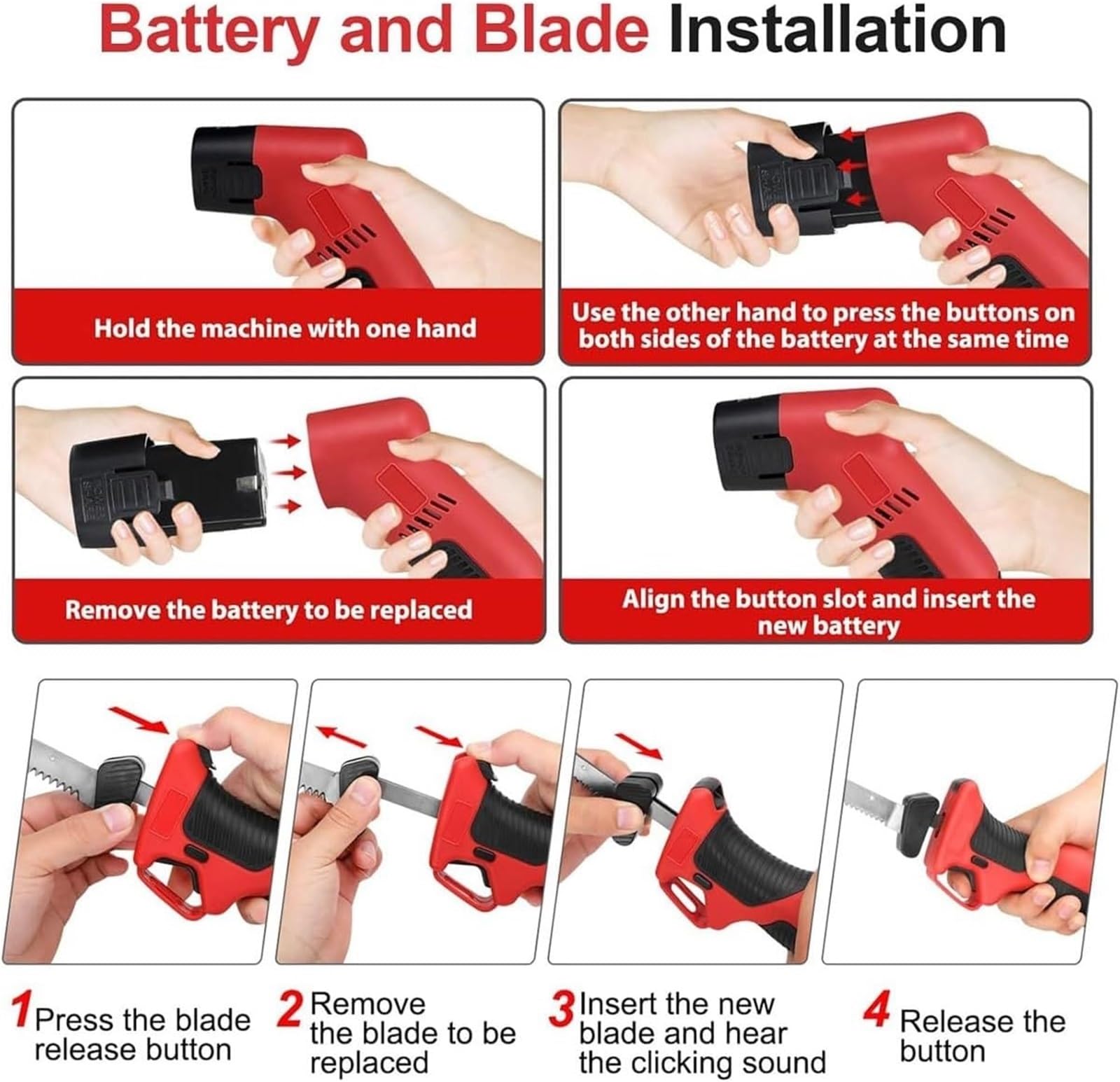 Cuchillo eléctrico inalámbrico for filetear pescado, cuchillo de pesca inalámbrico y recargable con 4 hojas recubiertas de titanio, 2 pilas, mango antideslizante y cierre de seguridad, for carne y pan