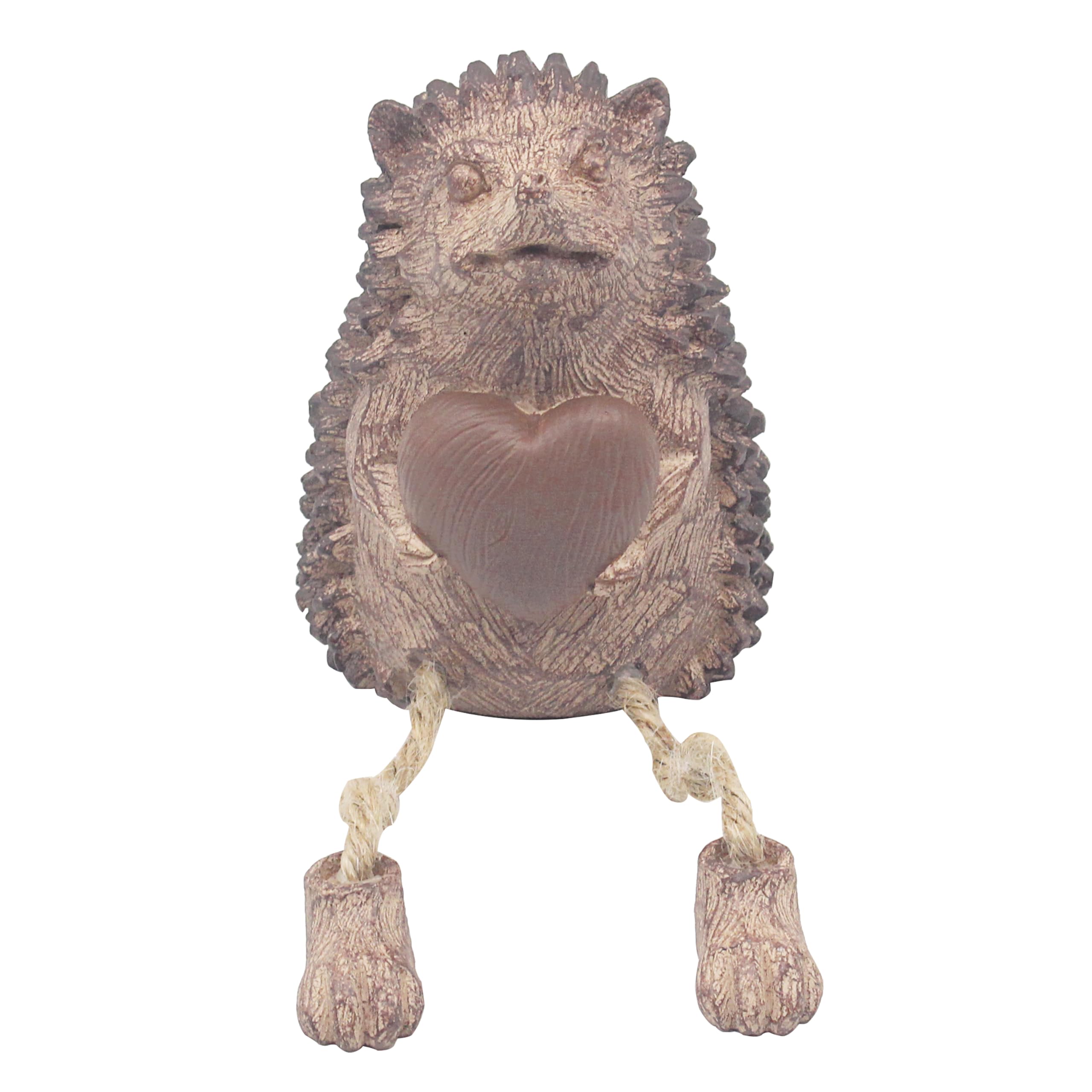 The Leonardo Collection Women's Prickles Hedgehog W String Leg Lesser & Pavey Prickles Hedgehog With String Leg Decor Figurine