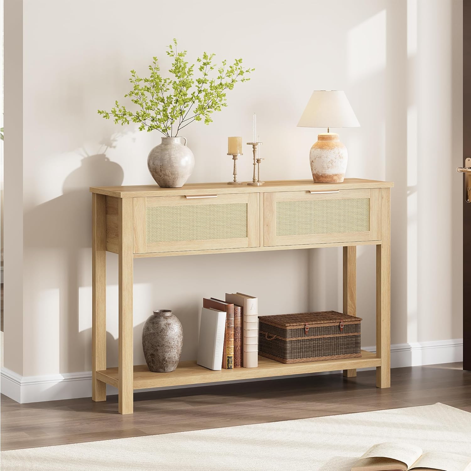 Snapklik.com : TrailBlaze Rattan Console Table