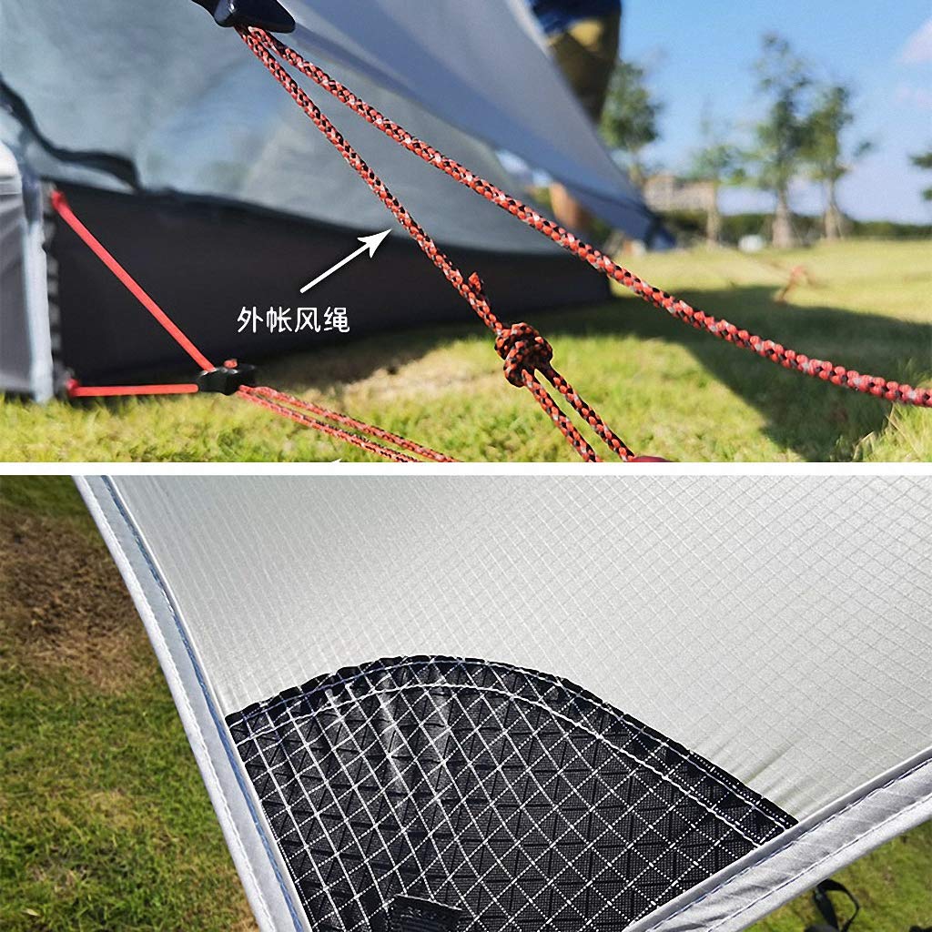 Amazon.co.jp: 超軽量キャンプテント20Dナイロン両面シリコン