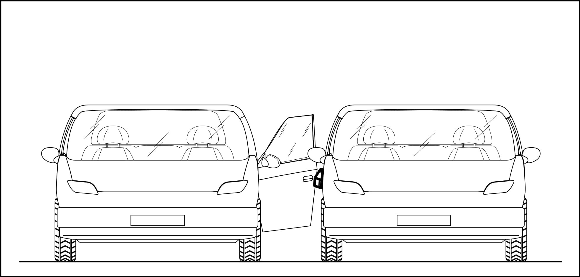 Protezione per sportelli Auto XXL (Extra Large e Resistente) paracolpi e punzecchiate nelle Porte.