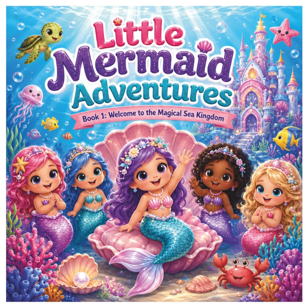 Book 1: Welcome to the Magical Sea Kingdom: A Heartwarming Underwater Adventure for Babies and Toddlers Ages 1–3 (Little Mermaid Adventures)