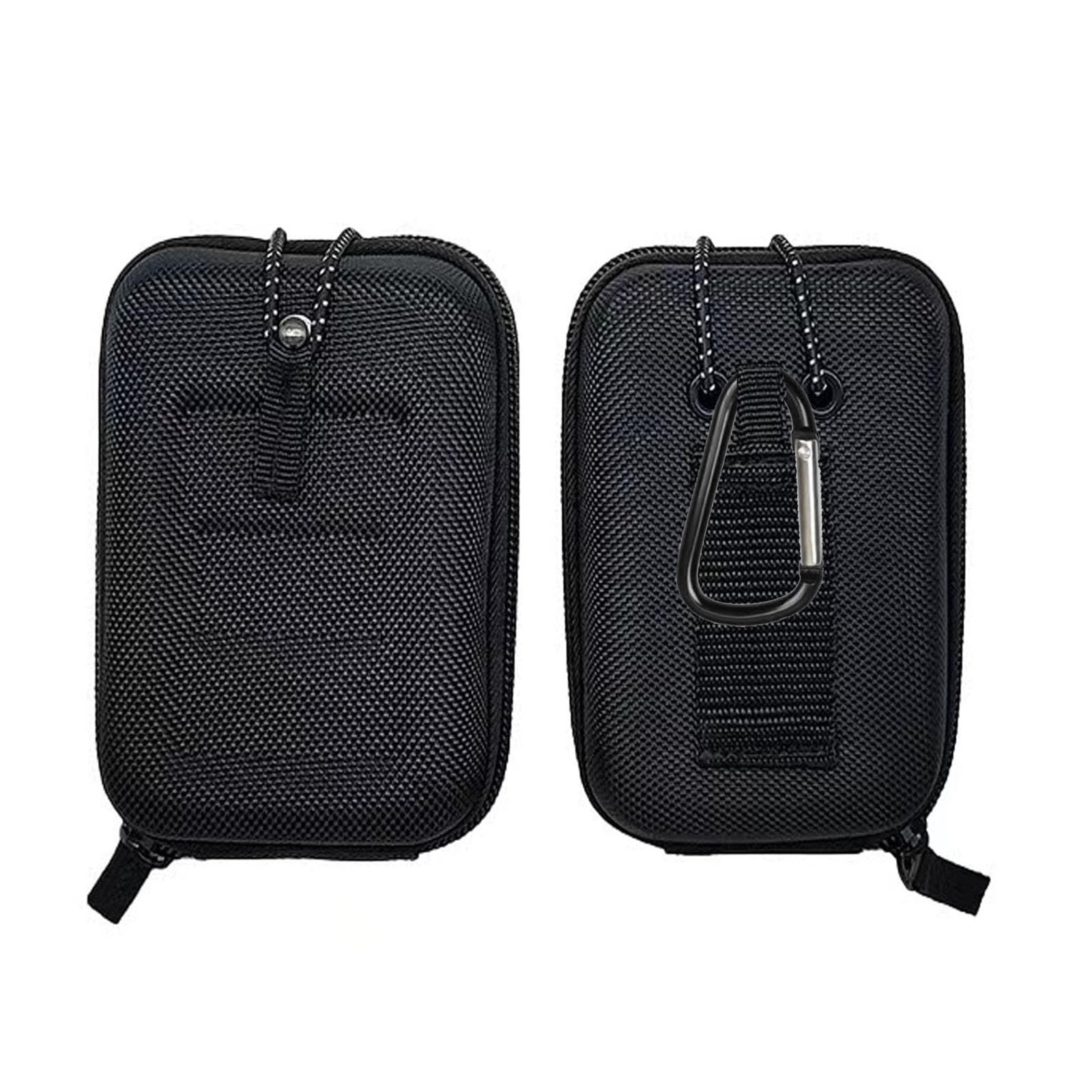 Golf Rangefinder Case for TecTecTec, Bushnell, Callaway, ACEGMET Laser Range Finders, Hard Shell EVA Case with Carabiner Clip, Black