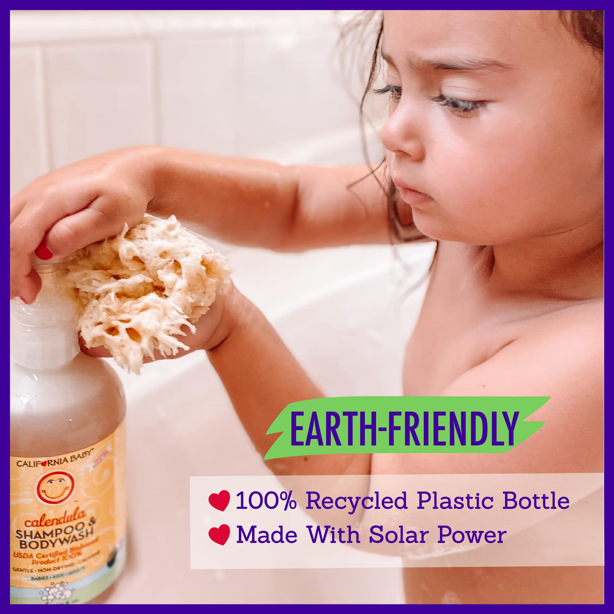 California Baby Calendula Szampon i Bodywash - 19 uncji (2 opakowania)