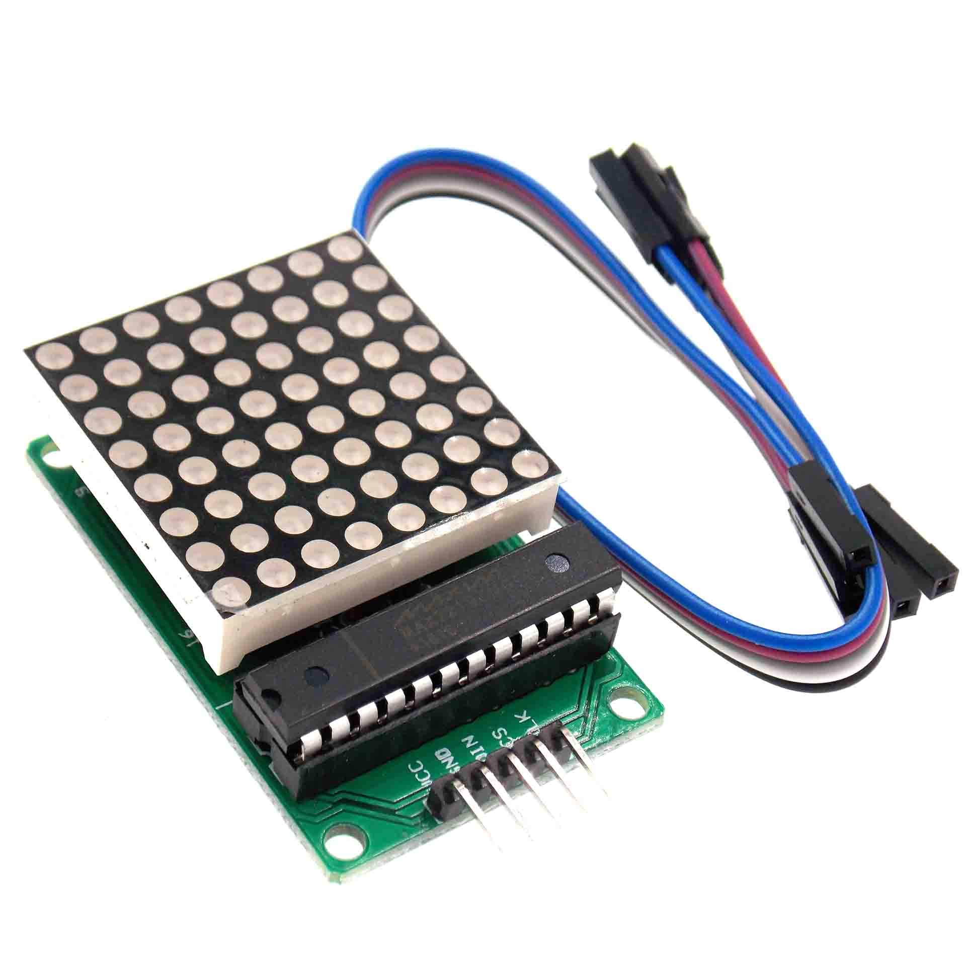 MAX7219 Dot Led Matrix Module MCU LED Display Control Module Kit